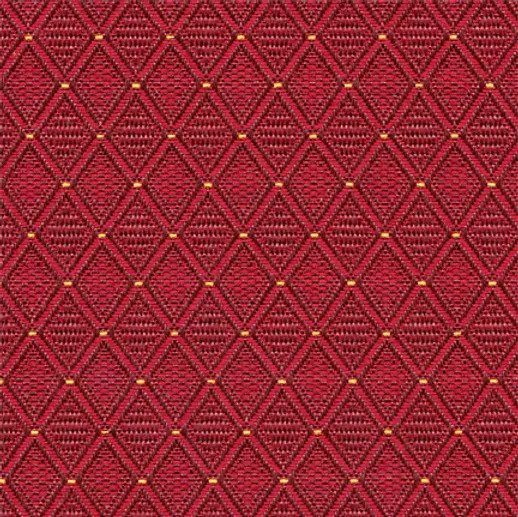 Jewel Red Pew Upholstery fabric from Woods Church Interiors