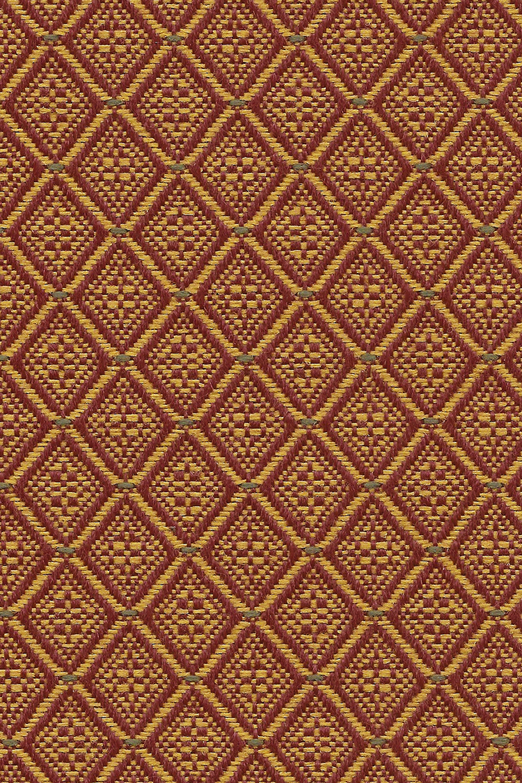 Jetta Brick Road Travel Pew Upholstery fabric from Woods Church