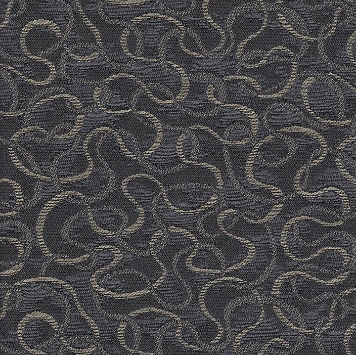 Ribbons Grey Pew Upholstery fabric from Woods Church Interiors